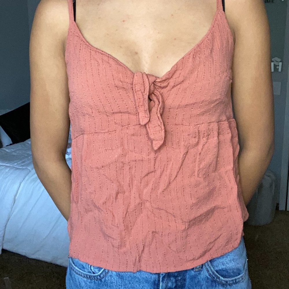 Spaghetti Strap Tie Top